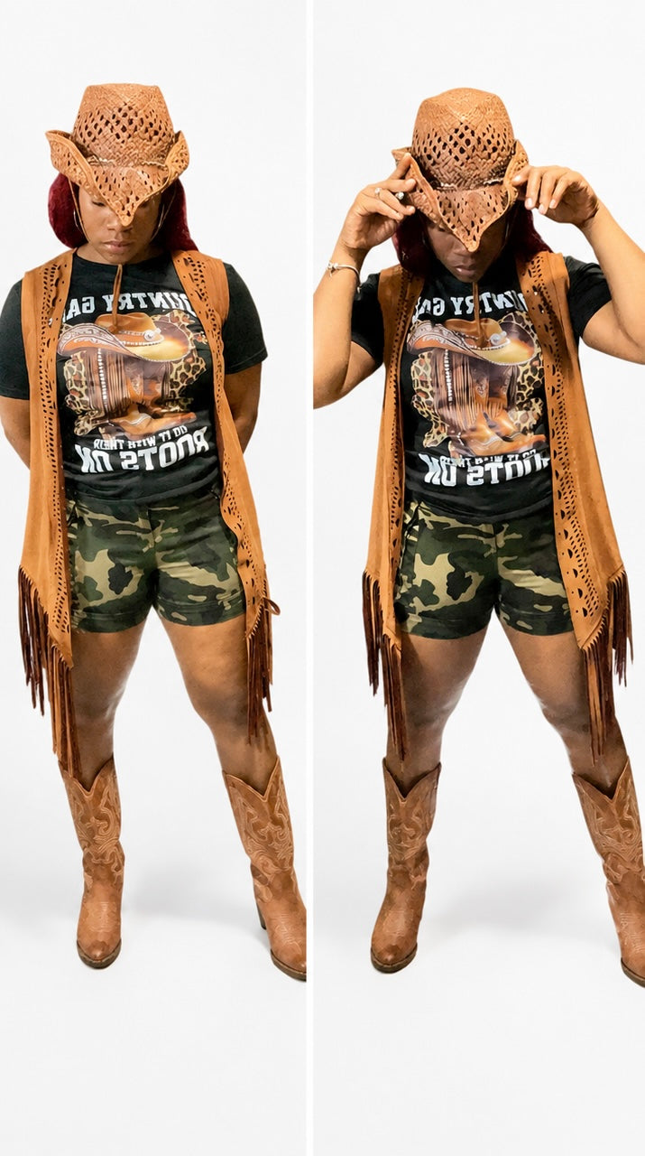 Short Sleeve fitted Country Gal T-Shirt