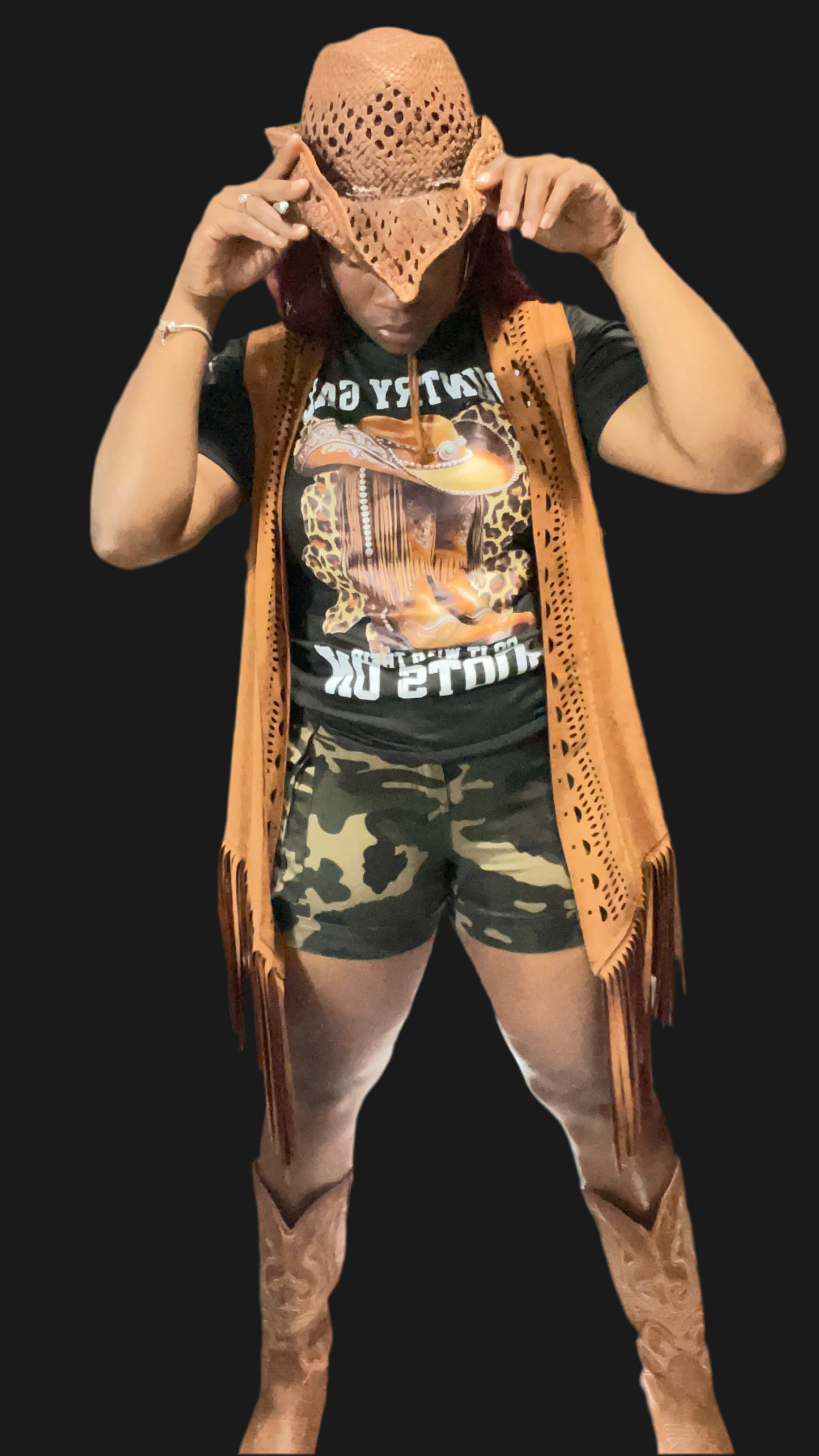 Short Sleeve fitted Country Gal T-Shirt