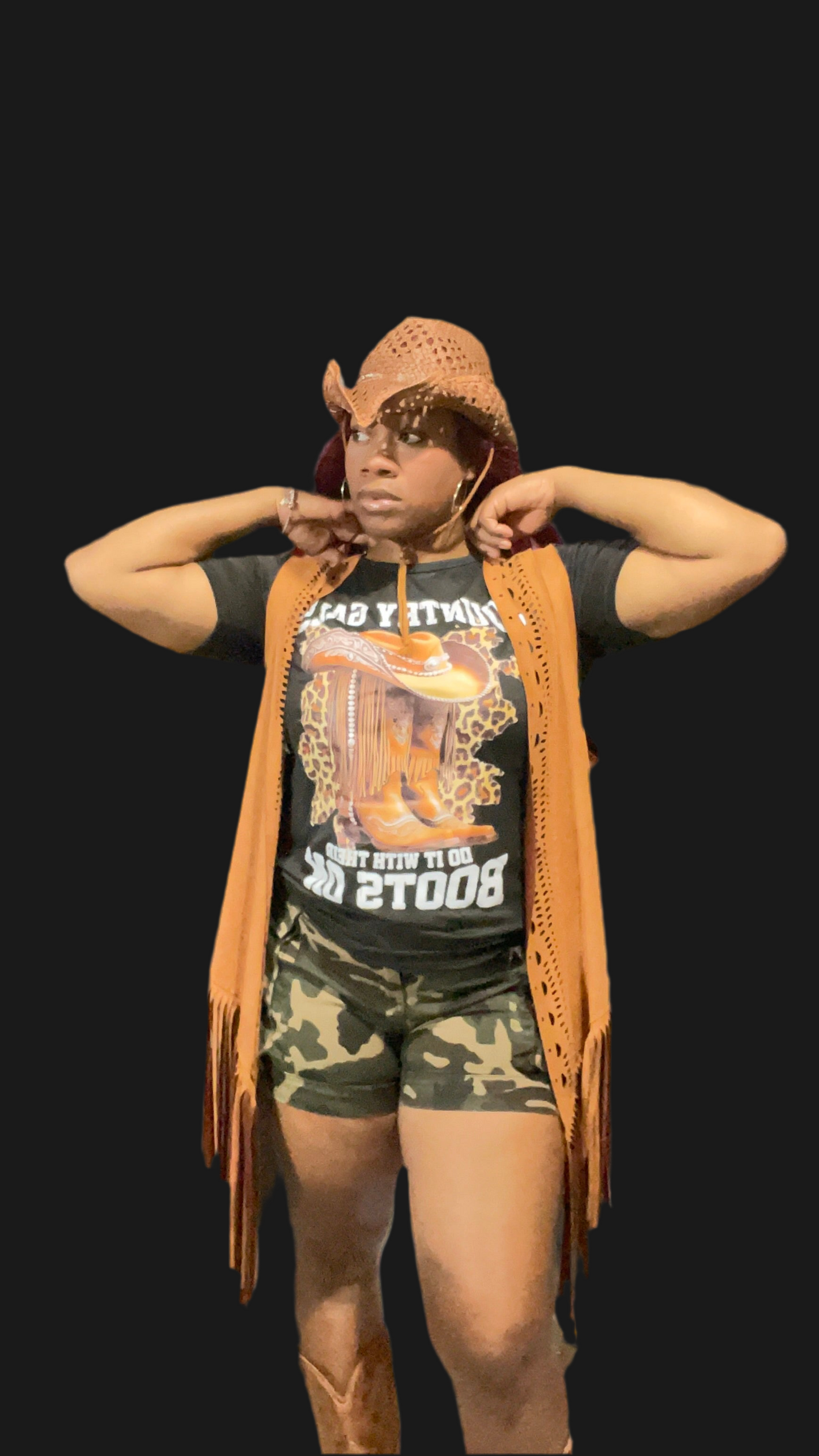 Short Sleeve fitted Country Gal T-Shirt