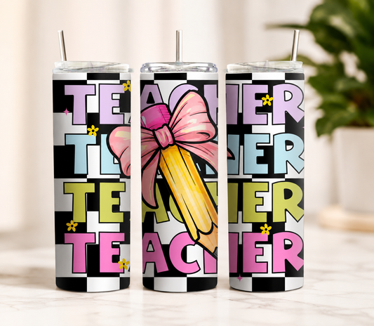 Teacher tumbler cup