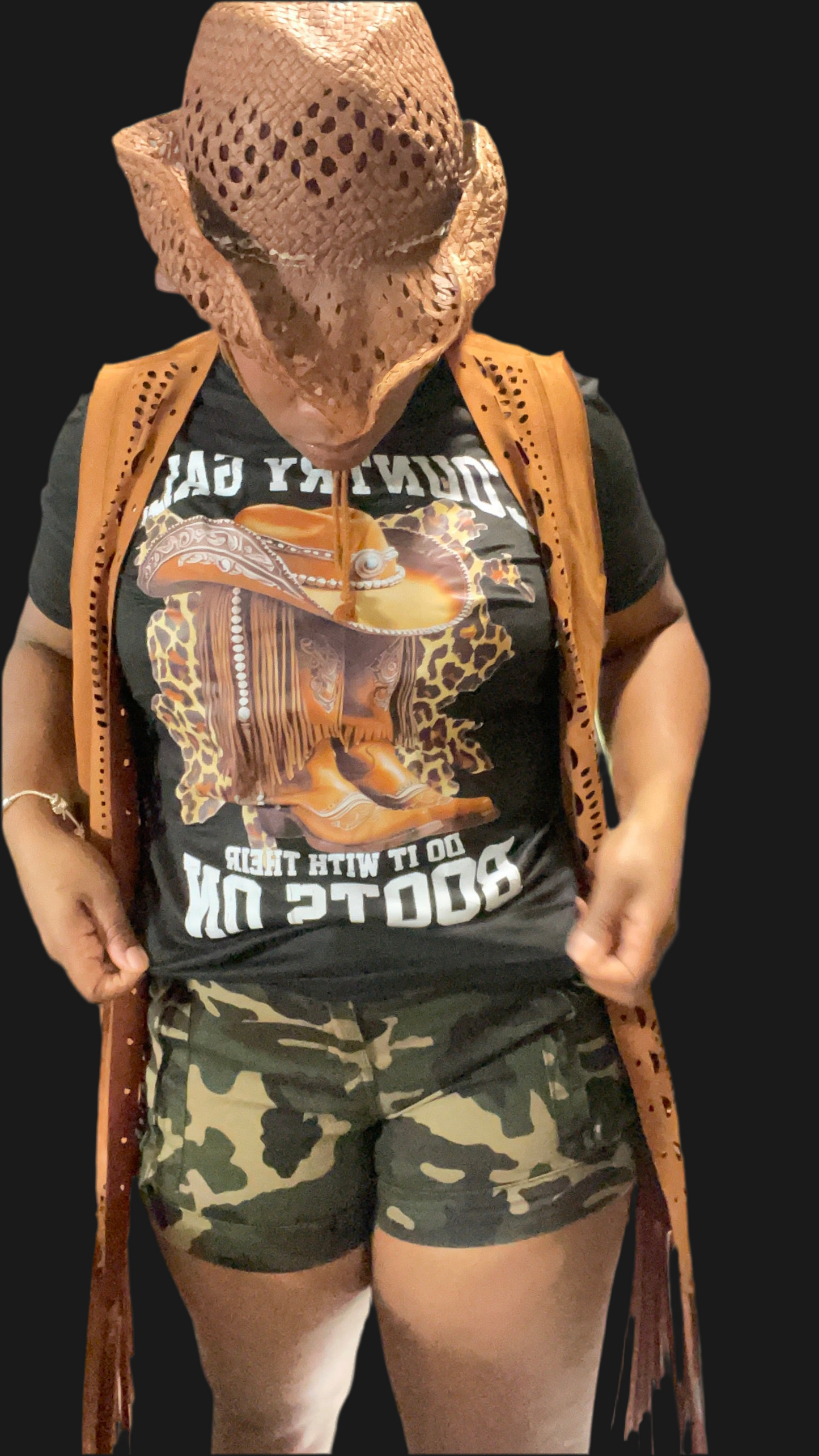 Short Sleeve fitted Country Gal T-Shirt